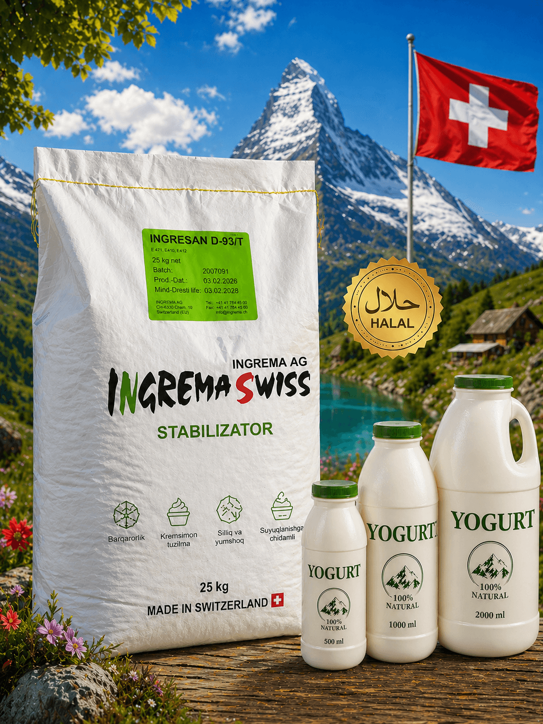 Ingresan D-93/T-4 yogurt stabilizatori